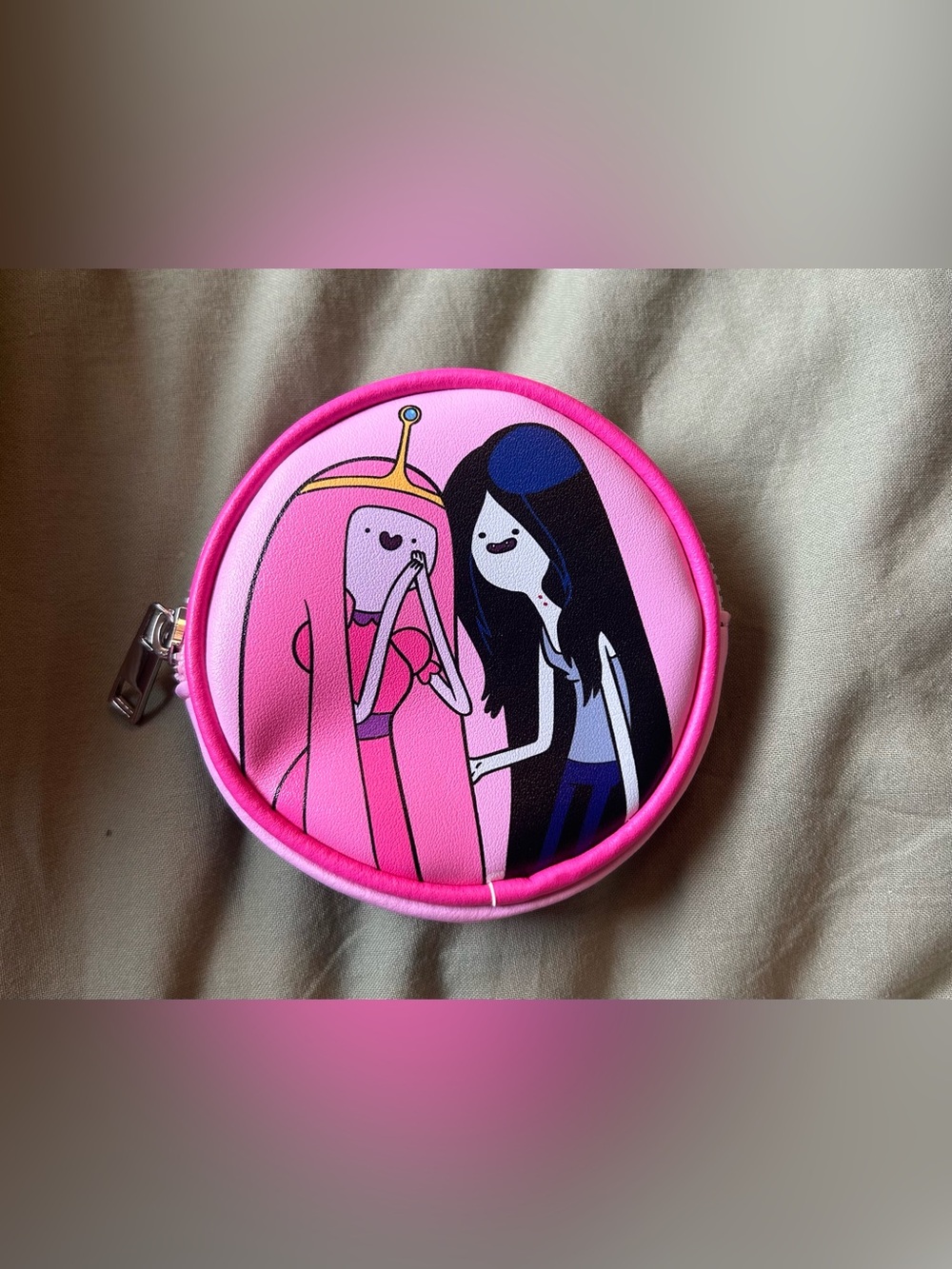 Hot Topic Pink Adventure Time Princess Bubblegum & Marceline Coin Purse